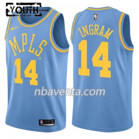 Camiseta Niños Los Angeles Lakers Brandon Ingram 14 Nike Hardwood Classics Swingman